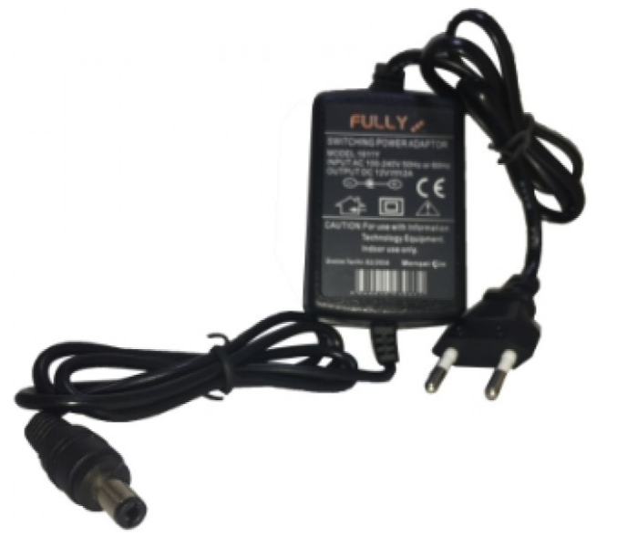 12V 2A Çok Amaçlı Adaptör - Fully 1611Y 5.5mm x 2.5mm