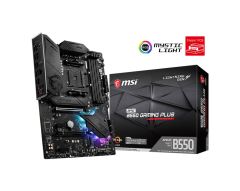 MSI MPG B550 GAMING PLUS AM4 DDR4 4400(OC) HDMI DP M.2 USB3.2 RGB ATX