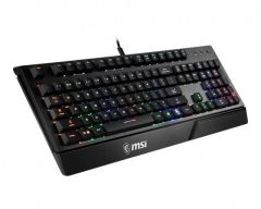 MSI GG VIGOR GK20 TR GAMING KEYBOARD RAINBOW ARKA AYDINLATMA ANTIGHOSTING MEMBRAN SIVI DOKULMESINE DAYANIKLI OYUNCU KLAVYESI TURKCE Q