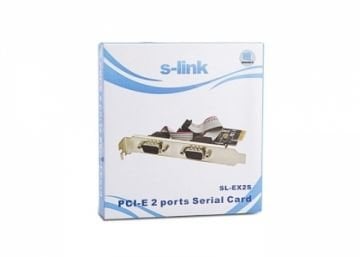 S-link SL-EX2S PCI Express Rs-232 2 Port Kart