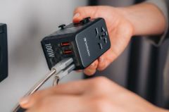32121 CHR UTA-06 GaN III Universal Travel Adapter with 2xUSB-C PD 100W QC 4+