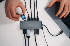 32154 HUB USB-C Pro Multiport 14 Port 2 x HDMI VGAxRJ453 x USB-A 3.2 Gen1