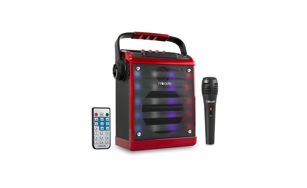 Mikado MD-71KP Kırmızı/Siyah Fm Destekli Bluetooth Öğretmen/Toplantı Anfisi