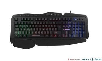 Everest Rampage Meepo Plus KM-4-1 Gökkuşağı Aydınlatmalı Usb Gaming Combo Q Oyun Klavye+Mouse+Pad+Kulaklık Rampage Oyuncu Seti