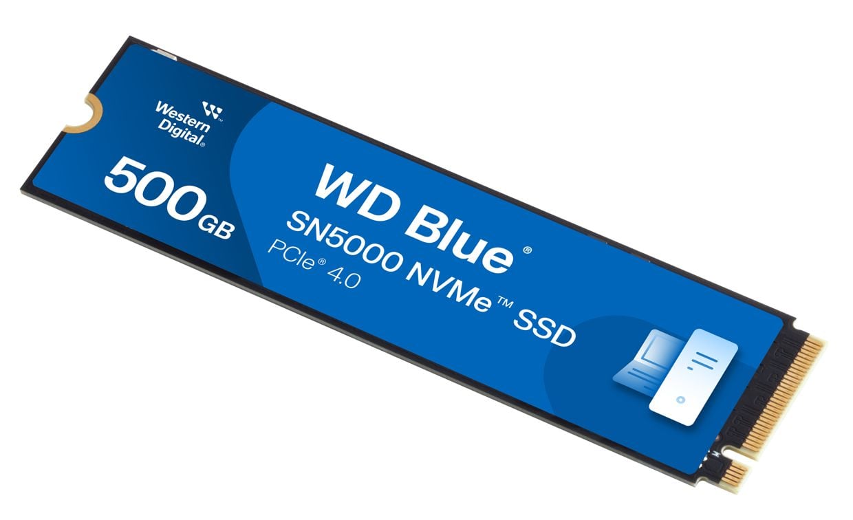 500GB WD BLUE SN5000 5000/4000MB/s M.2 NVMe WDS500G4B0E SSD