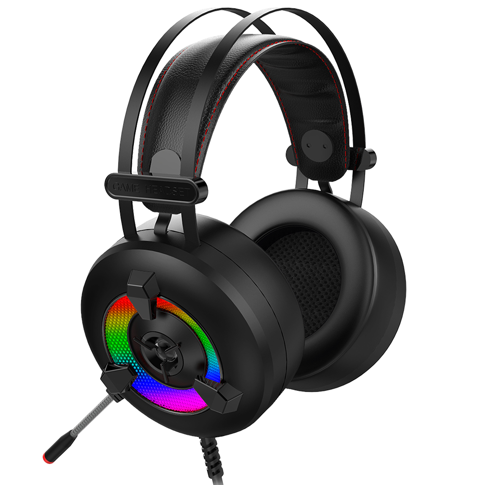 Rampage Miracle-X2 PLUS Siyah RGB Led 7.1 Surround Sound System Gaming Mikrofonlu Oyuncu Kulaklığı