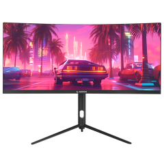Rampage RAIDEN RA30R200C 30 200Hz 1ms AUO VA WFHD AdaptiveSync RGB Pivot Curved Oyuncu Monitörü