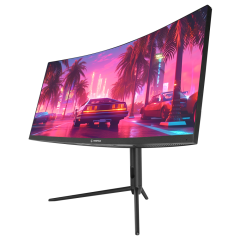 Rampage RAIDEN RA30R200C 30 200Hz 1ms AUO VA WFHD AdaptiveSync RGB Pivot Curved Oyuncu Monitörü