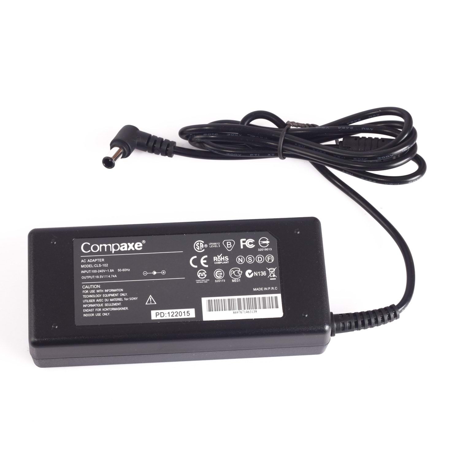 COMPAXE CLS-105 120W 19.5V 6.15A 6.0*4.5 ADAPTÖR