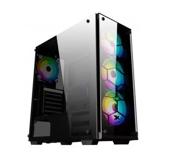 Xigmatek EN41893 Venom X 650W CE 80Plus X-Power 4*12cm RGB Fan Usb3.0 + 2*Usb2.0 Tempered Glass Oyuncu Kasası