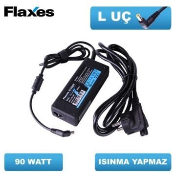 Flaxes FNA-HP190 HP 19V 4.74A 90W UÇLAR:7.4*5. Notebook hp(boru iğneli)  Adaptör