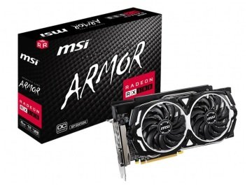 Msi Rx 580 Armor Gp Oc 8Gb Ddr5 256Bit Amd Radeon Dx12 Gaming Ekran Kartı