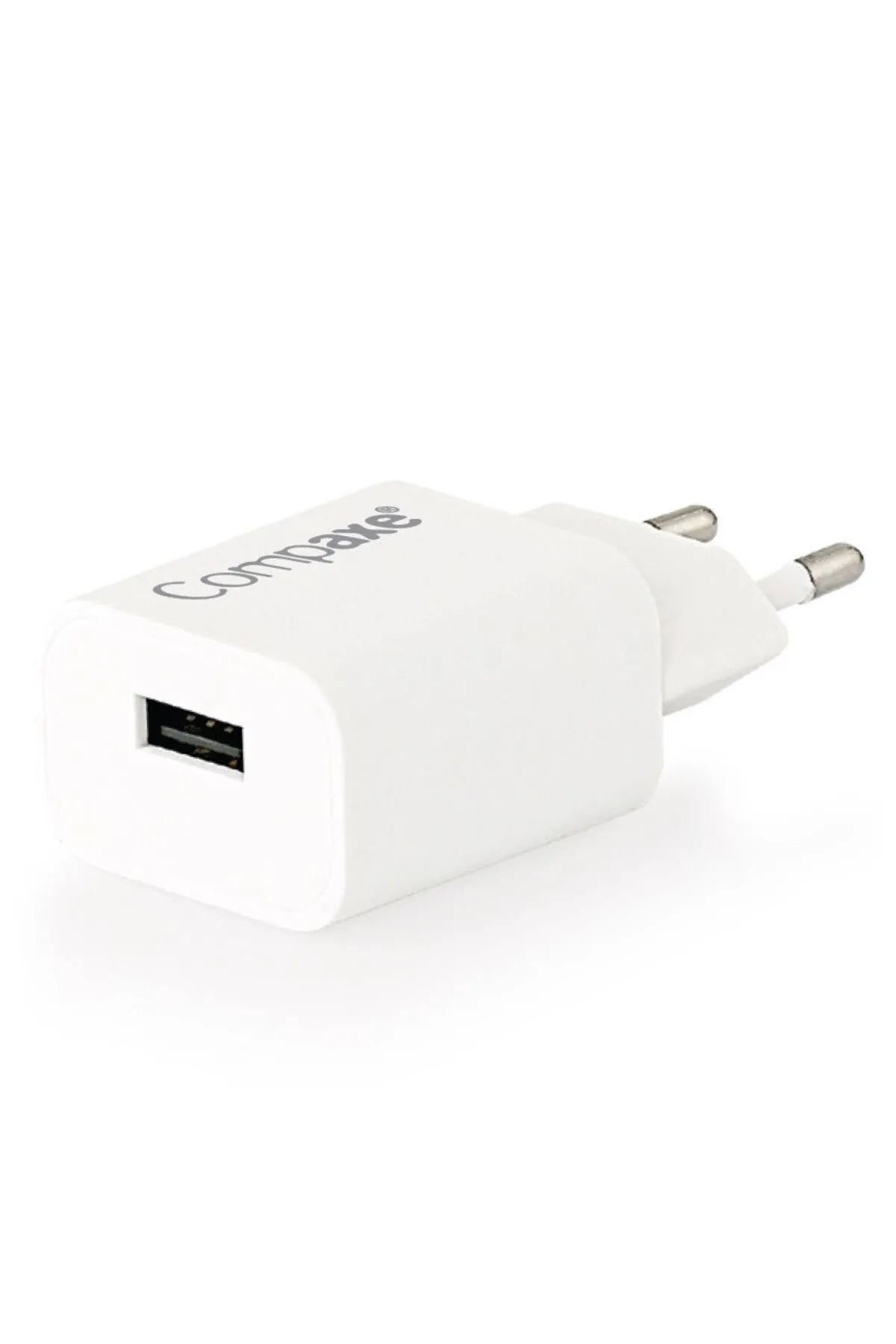COMPAXE CTA-521 IU 10W 5V 2.1A TEK USB + USB TO LIGHTNING 3A KABLOLU SET BEYAZ