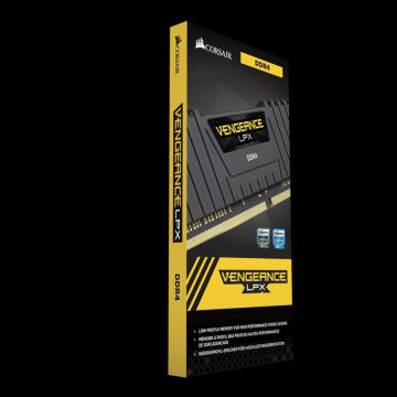 CORSAIR CMK8GX4M1A2400C14 8GB DDR4 2400MHz CL14 VENGEANCE LPX SOGUTUCULU DIMM BELLEK BLACK