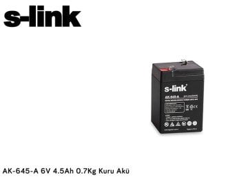 S-Link 6 Volt 4.5 Amper Kuru Akü (Ak-645-A)