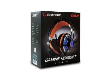 Snopy Rampage SN-RX7 Eagle Mikrofonlu Oyuncu Kulaklık (Siyah)