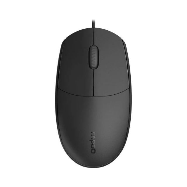 12345 N100C Type-C Wired Optical Mouse Siyah