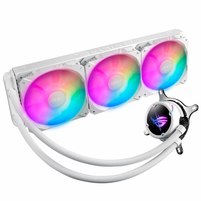 ASUS ROG STRIX LC II 360 ARGB AURA SYNC RGB 120MM ADRESLENEBİLİR RGB FAN SIVI CPU SOĞUTUCUSU BEYAZ