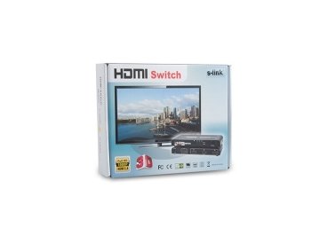 S-Link SL-HSW63 HDMI 3Lü Metal Switch