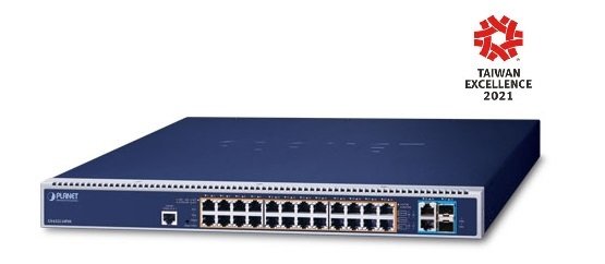 Planet Gs-6322-24p4x L3 Ospf Ring 24 Port 802.3bt Tip-4 Poe++ 2280w 2x10Gb 2x 10Gb Sfp Modüler Güç Kaynaklı Switch