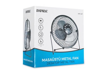 Everest EFN-487 6 Masaüstü Metal Beyaz Usb Fan