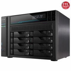 ASUSTOR AS6508T INTEL C3538 8 YUVALI (8X22TB DESTEĞİ) 8GB DDR4(64GB RAM DESTEĞİ) M.2 X2 10GBE X2 2.5 GBE X2 USB 3.2 X2