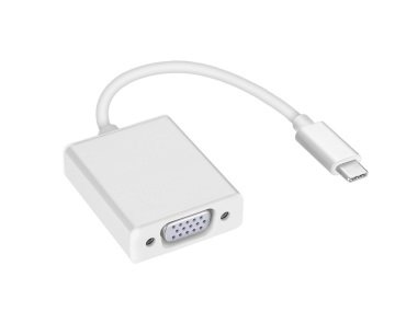 S-link SL-USB-C53 Type C to Vga Çevirici Adaptör - Telefon, Tablet, Notebook Cihazlarınızdan 1080P Hd Görüntüyü Tv, Monitör, Projektör Vb. Cihazlara Aktarır