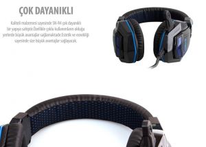Snopy Rampage SN-R4 Siyah Oyuncu Mikrofonlu Kulaklık