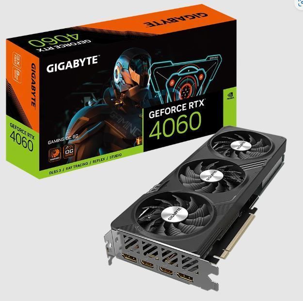 GVN4060GAM-OC-8GD VGA RTX4060 GMNG 8GB 128B GDDR6 DP-HDMI