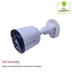 Gri Security Color Camera 2MP AHD Bullet Camera