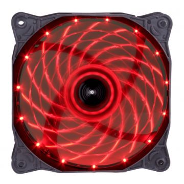 Hiper 12 Cm Kırmızı Ledli Kasa Fanı (HFL-12, Sessiz)