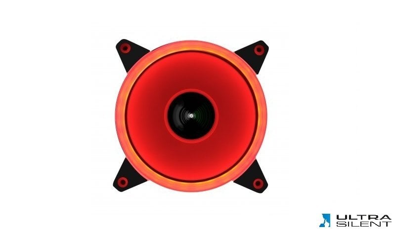 Gamepower GF-30R Ultra Silent 12cm Kırmızı Ring Ledli Kasa Fanı...Çok Daha Sessiz 16db Çalışma Özellikli Daha Kuvvetli Işık Sağlayan Ring Led Yapılı 1500 Devir/Dk. Hızlı Ultra Sessiz Kasa Fanı