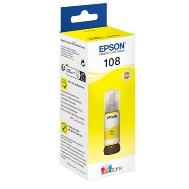 EPSON C13T09C44A (108) SARI MÜREKKEP L10850