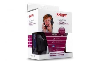 Snopy SN-4388 Deri Profesyonel Mikrofonlu Kulaklık
