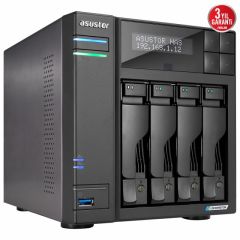 ASUSTOR AS6704T INTEL N5105 4 YUVALI (4X22TB DESTEĞİ) 4GB DDR4(16GB RAM DESTEĞİ) M.2 x4 PCIe x1 2.5GbE x2 USB 3.2 x3