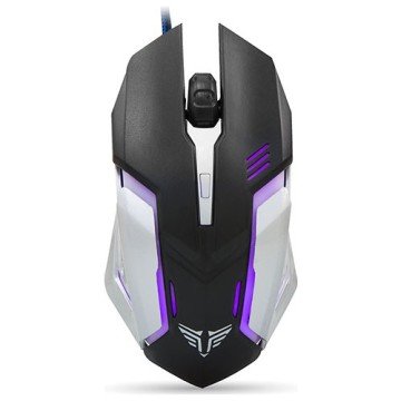 Everest SM-G72 Usb Siyah/Gümüş Işıklandırmalı Oyuncu Mouse