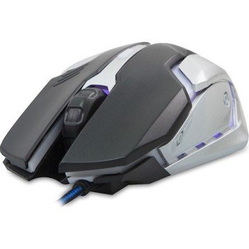 Everest SM-G72 Usb Siyah/Gümüş Işıklandırmalı Oyuncu Mouse
