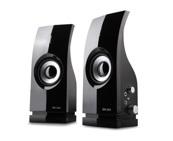 Snopy Sn-209 2x2w Multimedia Speaker - 220V Hoparlör Ses Sistemi