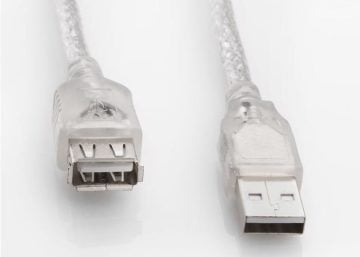 S-link SL-AF2010 Usb2.0 10m Şeffaf Uzatma Kablo