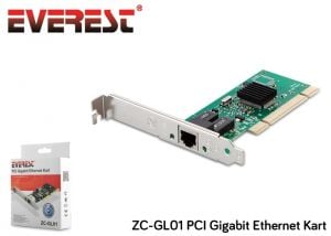 Everest ZC-GL01 PCI Gigabit Ethernet Kart