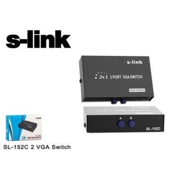 S-Link Sl-152C 2 Port Vga Switch