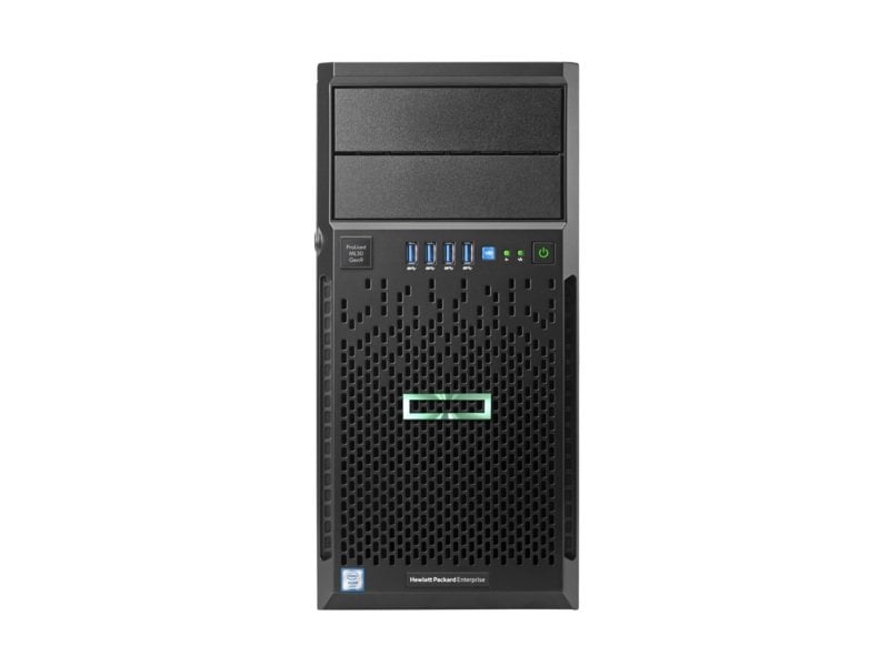 HPE Proliant ML30 Gen9 E3-1220v6 Server - P03704-425 Xeon Quad Core 8Gb 4Lff Nhp 350W Eu/Uk Svr/Tv