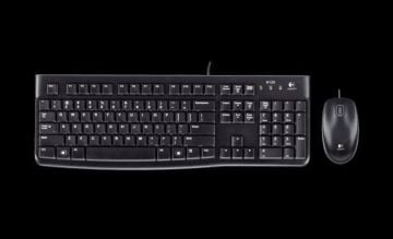 LOGITECH MK120 Kablolu Q TR Siyah Klavye Mouse Set