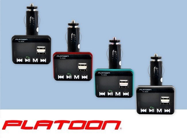 Platoon PL-9244 Usb Destekli Bluetooth Araç Çakmaklık Fm Transmitter