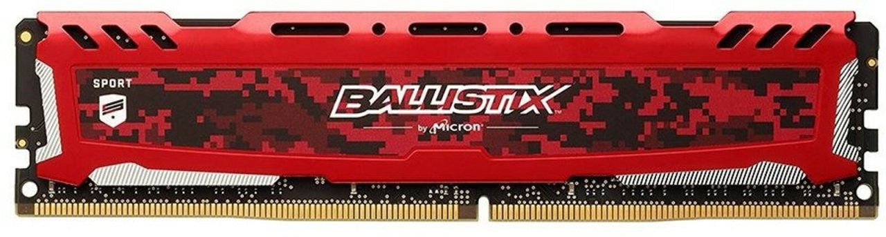 Ballistix 8GB 3000MHz DDR4 BLS8G4D30AESEK  Soğutuculu, CL15, Red, 1.35V