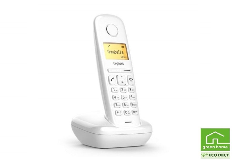 Gigaset A170 Geniş Ekranlı Eco Dect Telefon - Beyaz