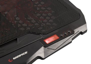 Rampage AD-RC4 4 Fanlı Led Işıklı 15''-17'' Ultra Sessiz Gaming Notebook Soğutucu