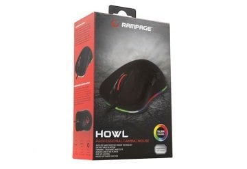 Rampage SMX-R50 HOWL Usb Siyah RGB Işıklı+Macro USB Oyuncu Mouse