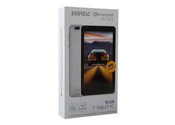 Everest EVERPAD DC-7015 Beyaz Wifi + BT4.0 Çift Kamera 1024*600 IPS 1GB 1G+16GB Android 9 Go 7'' Tablet Pc