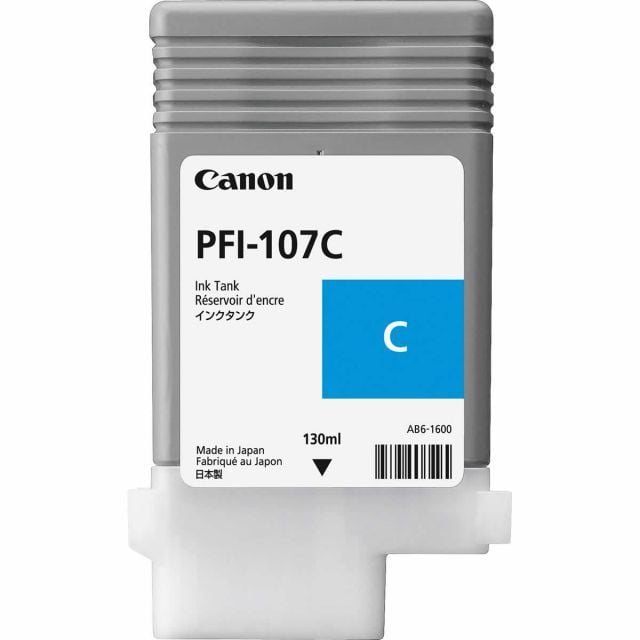 CANON 6706B001 PFI-107C CYAN KARTUS (130 ML)IPF 670/IPF 680/IPF 685/IPF770/IPF 780/IPF 785